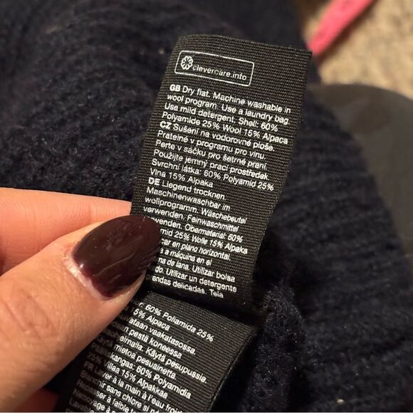 & Other Stories Wool Alpaca Blend Turtleneck Sweater- Size Large - Picture 6 of 10